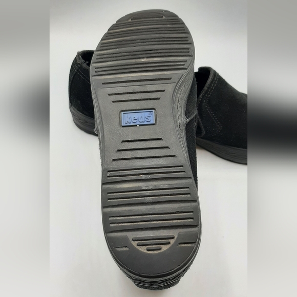 American Keds Classic Women's Black Suede Slip On Shoes 7.5 Casusal Shoe - Picture 7 of 7